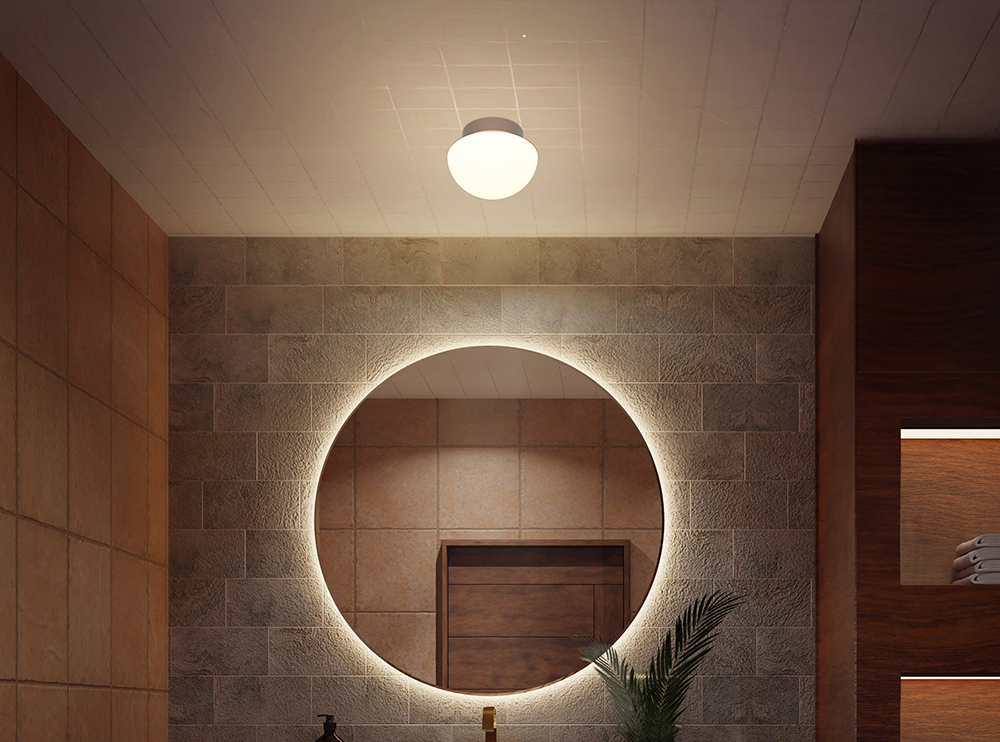 思想的延伸想得更遠，也更貼近生活。似一彎皎潔的上弦月，靜靜映出 Pensée 的輪廓。新設計延續那熟悉的身影，以弦月狀的手工玻璃透出溫潤細膩的暖光。夜色降臨之後，它像一輪安靜的月光，驅散夜的冰冷與闃黑，也讓空間多了一份安定的氣息。